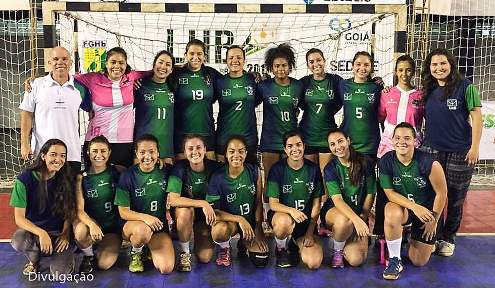 AA UNB Handebol (DF) se despede da competição com vitória. (arquivo Divulgação equipe)