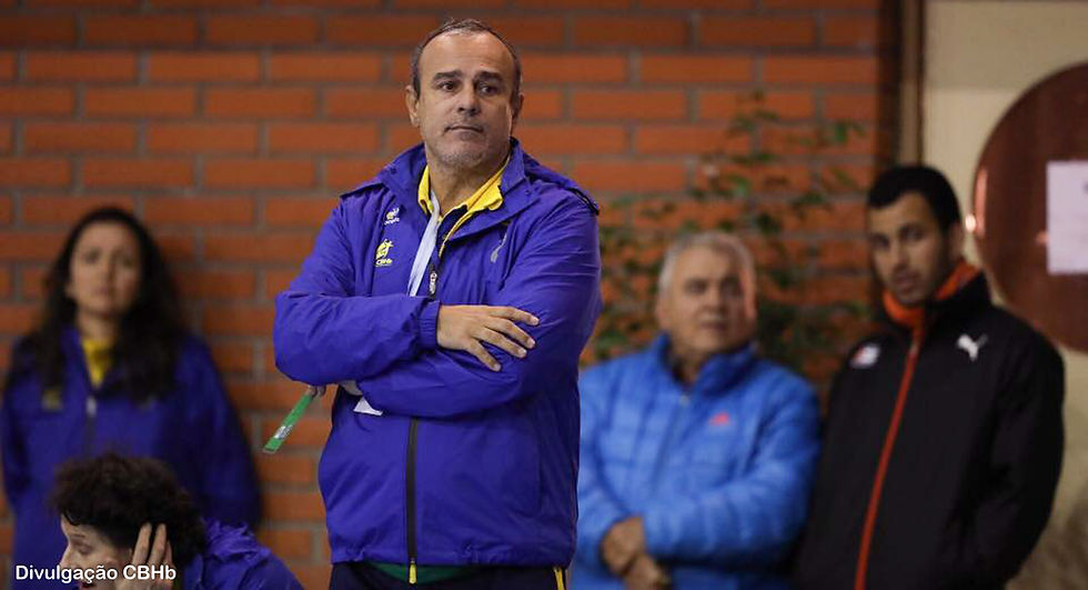 Sérgio Graciano, técnico da seleção brasileira. (foto divulgação CBHb)