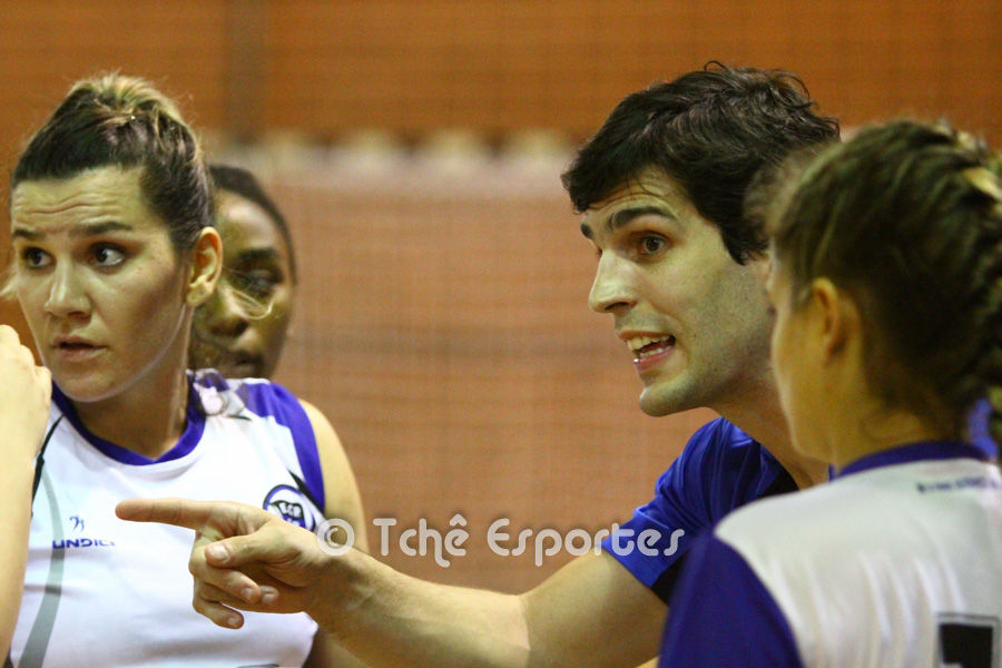 Alex Aprile, técnico do EC Pinheiros. (foto André Pereira / Tchê Esportes)