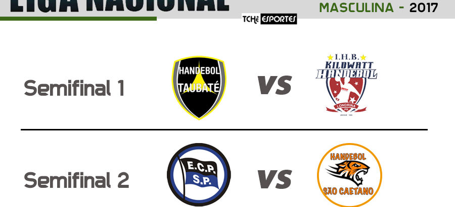 Taubaté (SP) e Londrina (PR) abrem as semifinais da Liga Nacional Masculina de Handebol