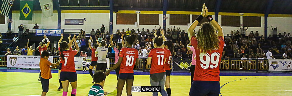 Metodista agradece o apoio da torcida. (foto André Pereira / Tchê Esportes)