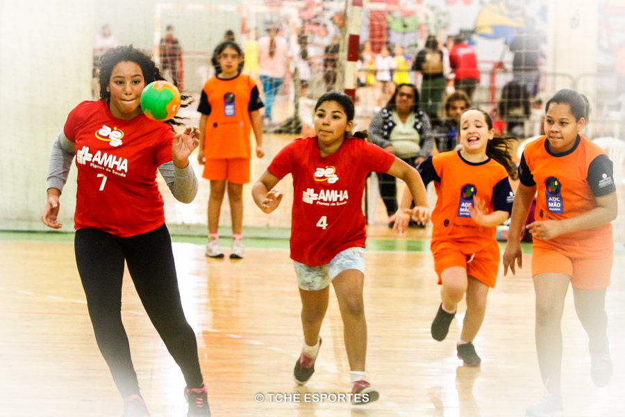 1º Festival de Mini Handebol. (foto André Pereira / Tchê Esportes)