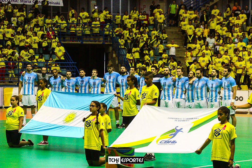 Seleção Argentina no IV Torneio Quatro Nações. (foto André Pereira / Tchê Esportes)
