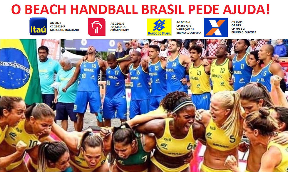 O Beach Handball Brasil pede ajuda
