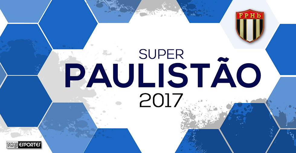 Super Paulistão de Handebol 2017 (arte Tchê Esportes)