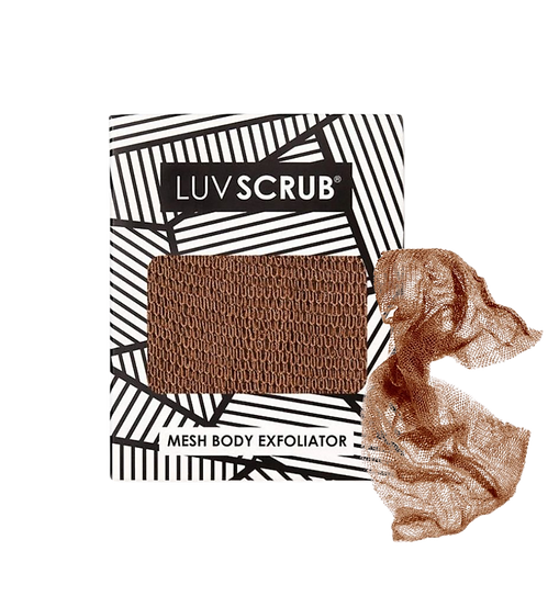 Luv Scrub Mesh Body Exfoliator - Au Naturel