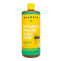 Alaffia Authentic African Black Soap - Peppermint