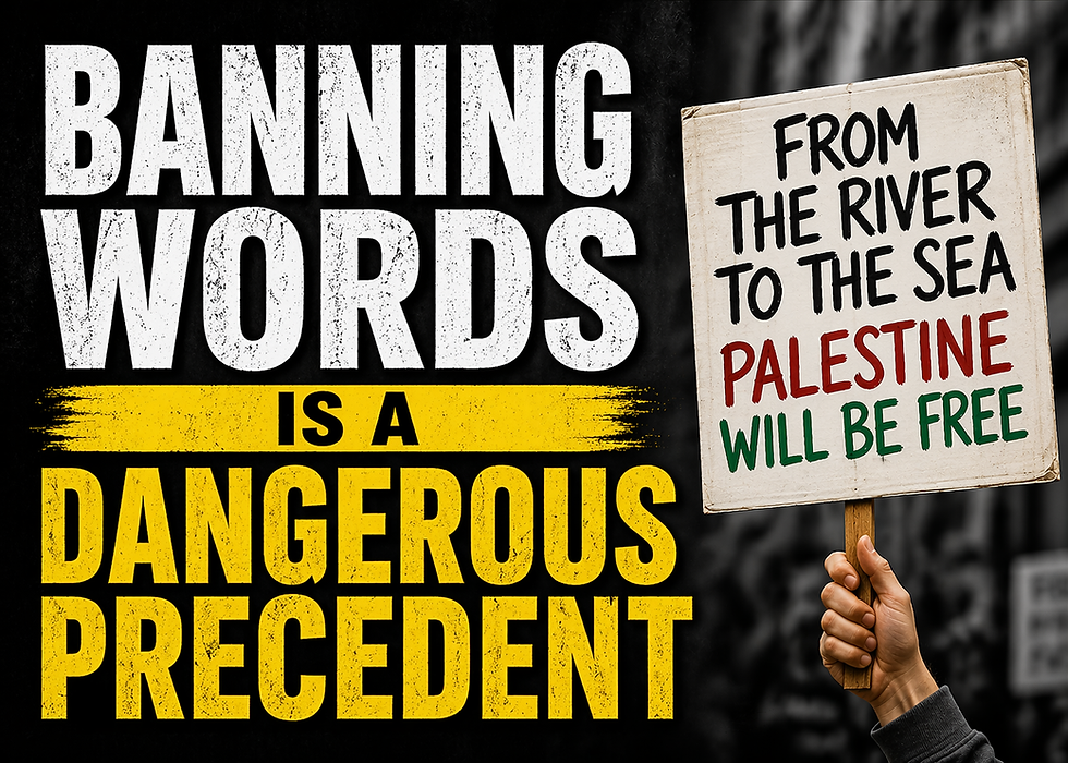 “From the River to the Sea”: Why Banning a Phrase Is a Bad Idea