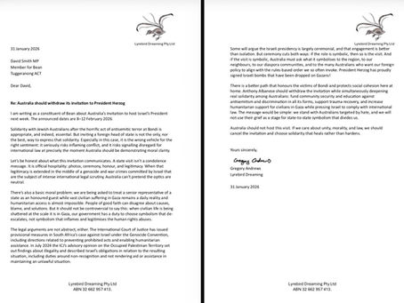 Call to Action: Write to your MP to Cancel Israeli President Visit