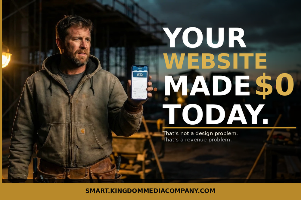 Your Website Made $0 Today | Sticky Notes by Kingdom Media Company