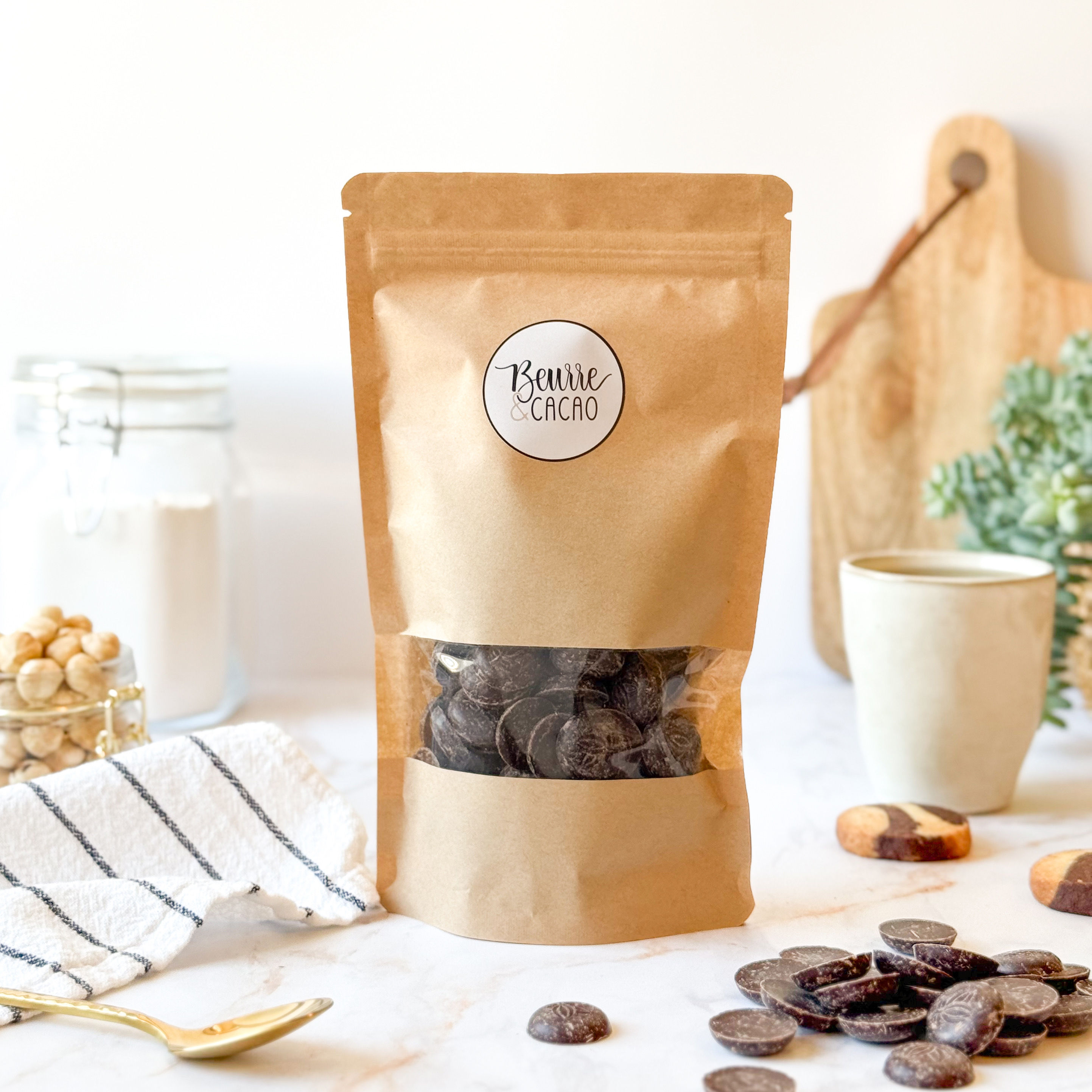 Chocolat noir 52% "dessert" - pastilles (250g)