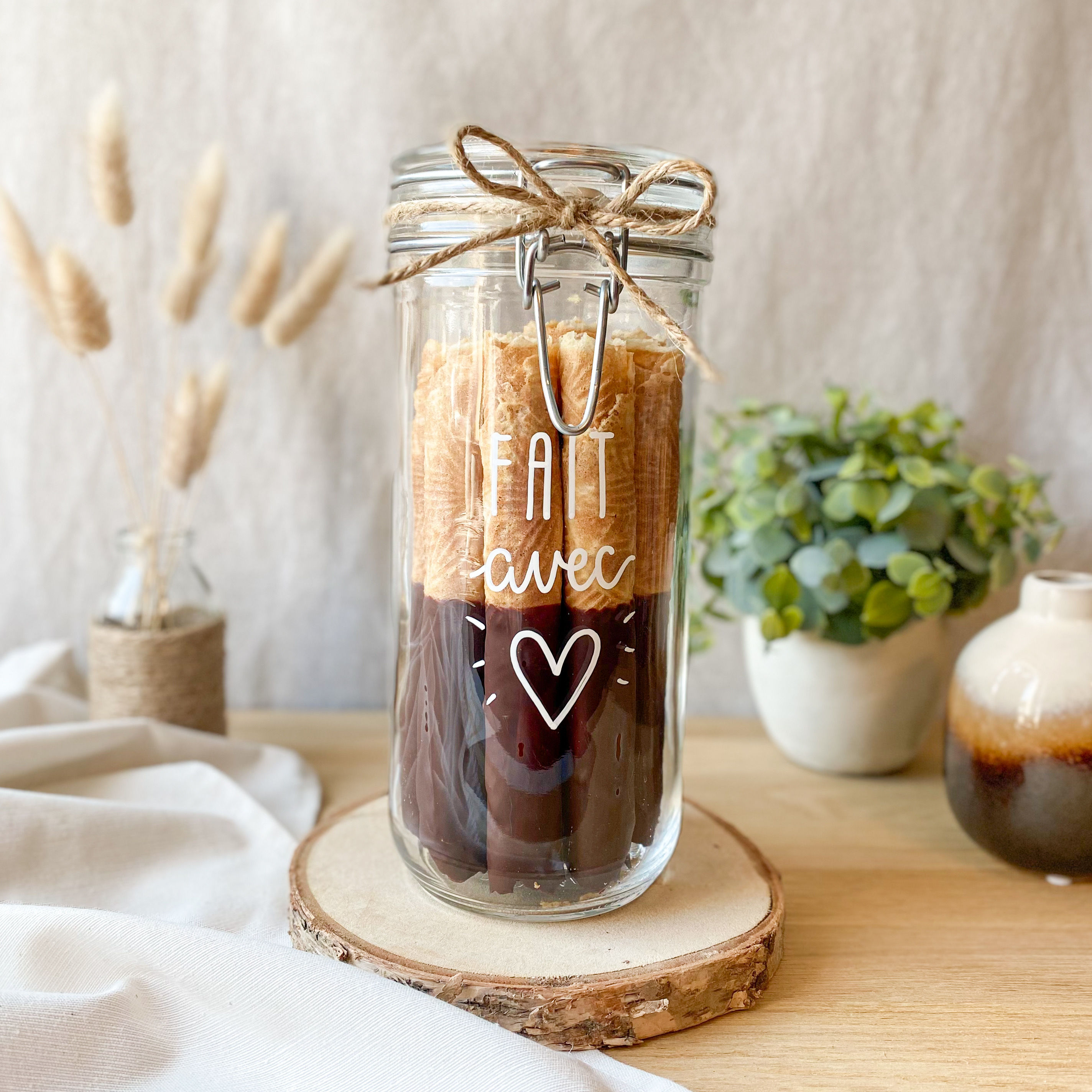 Bocal de bricelets choc' noir