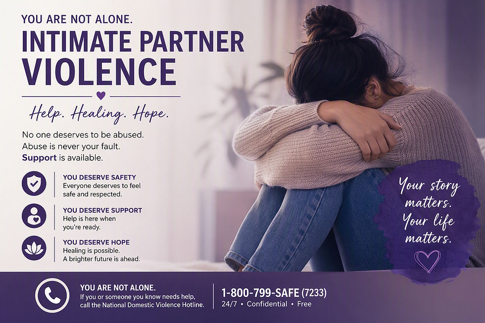 Understanding Intimate Partner Violence: Recognizing the Signs and Finding a Path to Safety