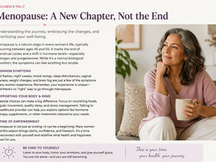Menopause: A New Chapter, Not the End