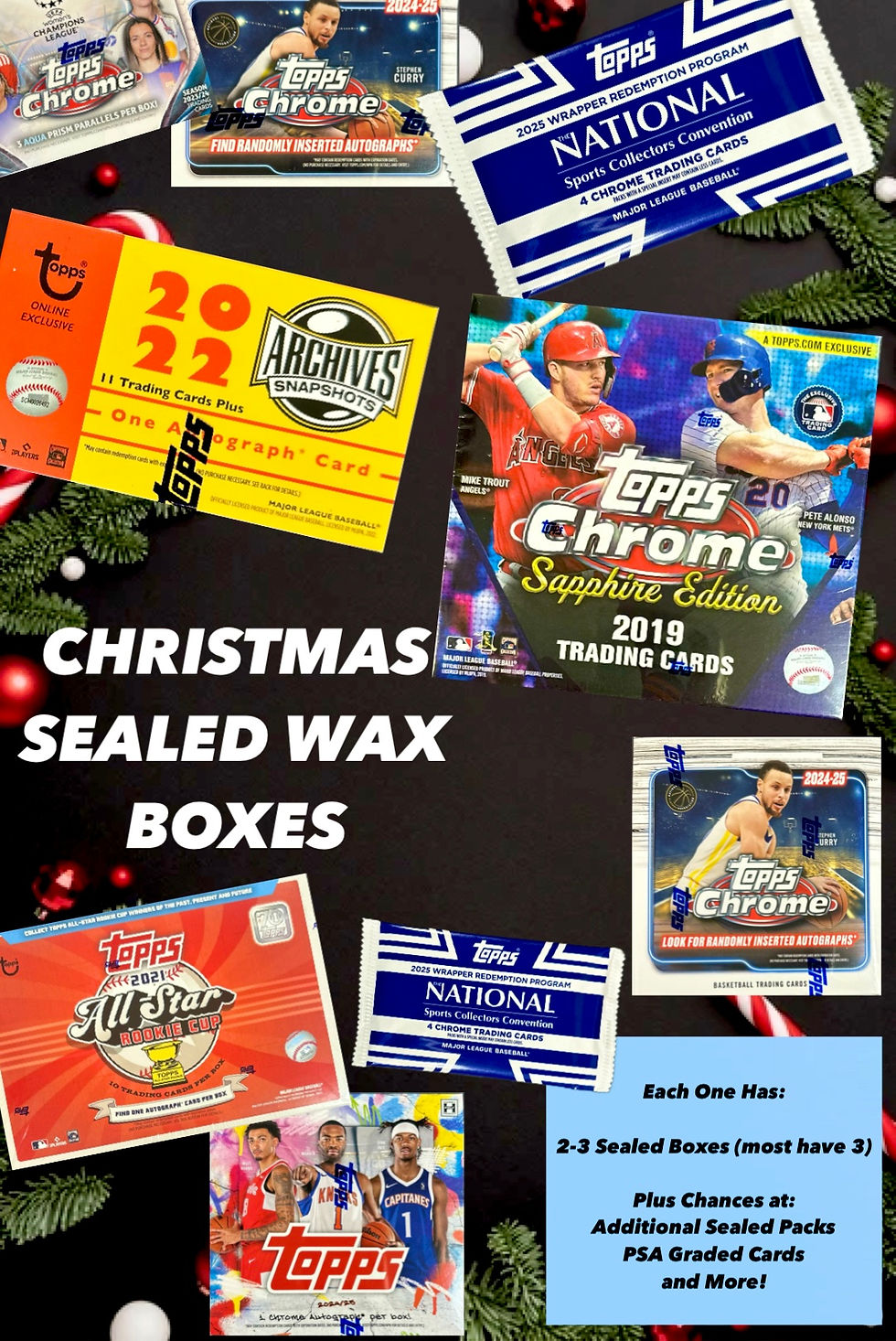 Christmas Sealed Wax Boxes
