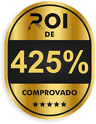 ROI comprovado de 425% ao ano.