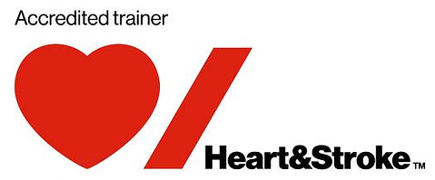 Heart & Stroke Foundation Accredited Training Partner Logo