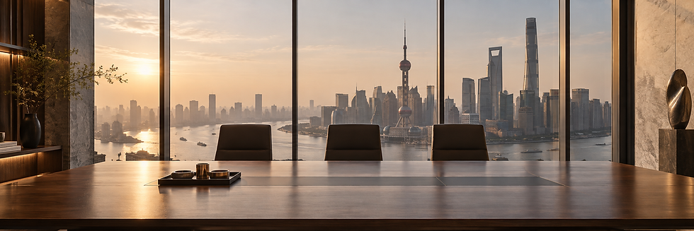 Shanghai advisory boardroom for OPING partners and advisors