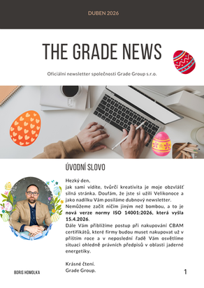 The Grade News - duben 2026
