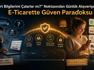 "Kart Bilgilerimi Çalarlar mı?" Noktasından Günlük Alışverişe: E-Ticarette Güven Paradoksu