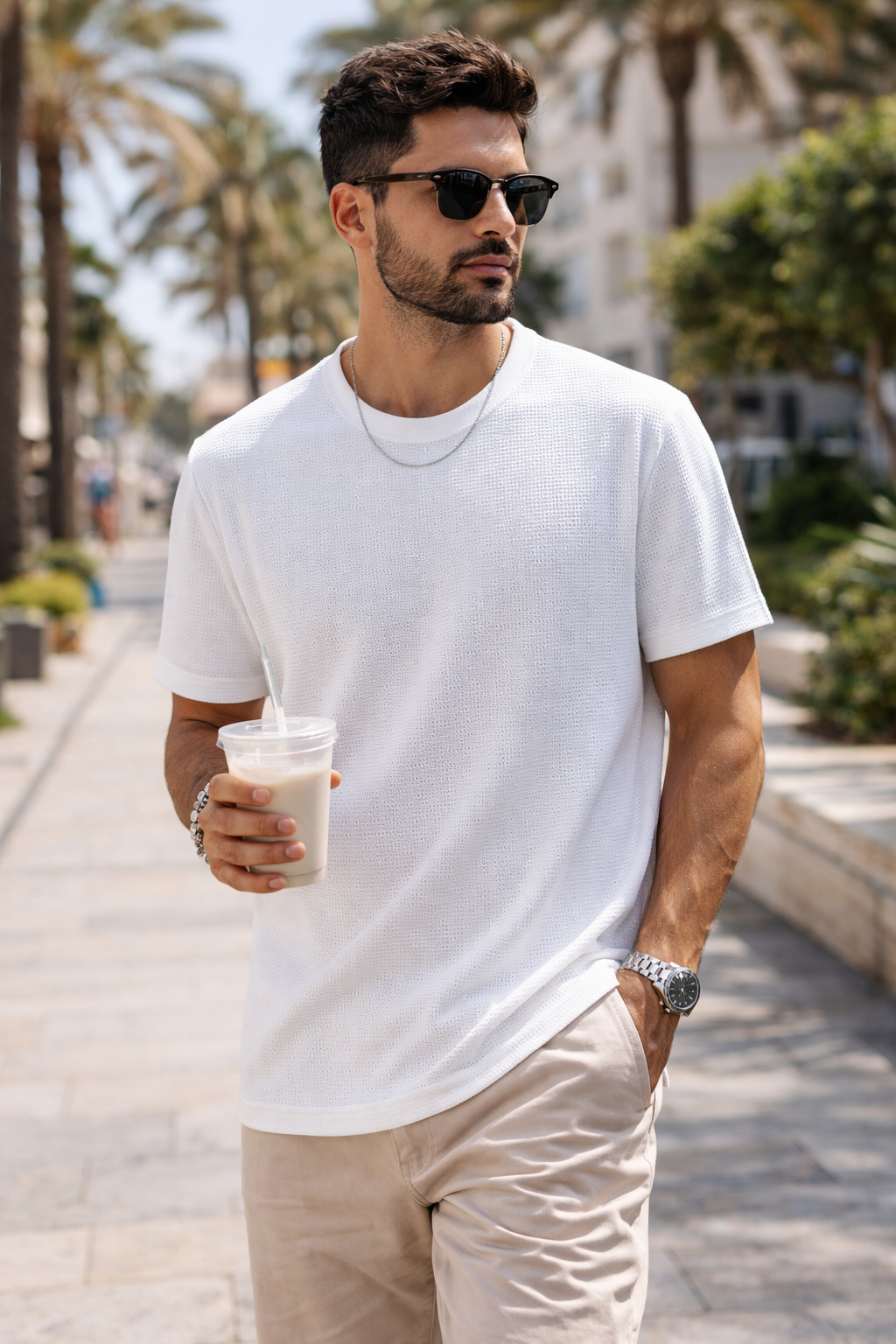 Waffle Luxe Tee