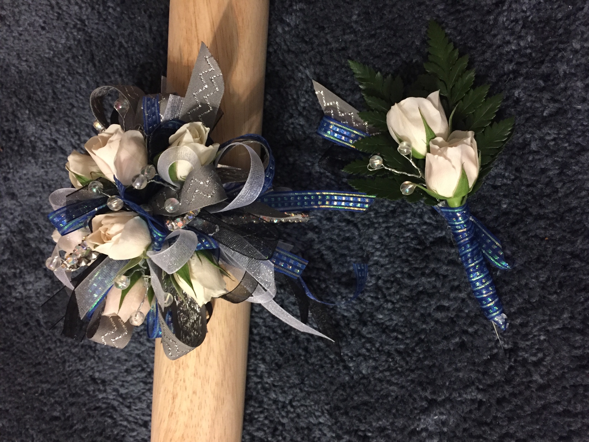 Prom corsage and boutonnière