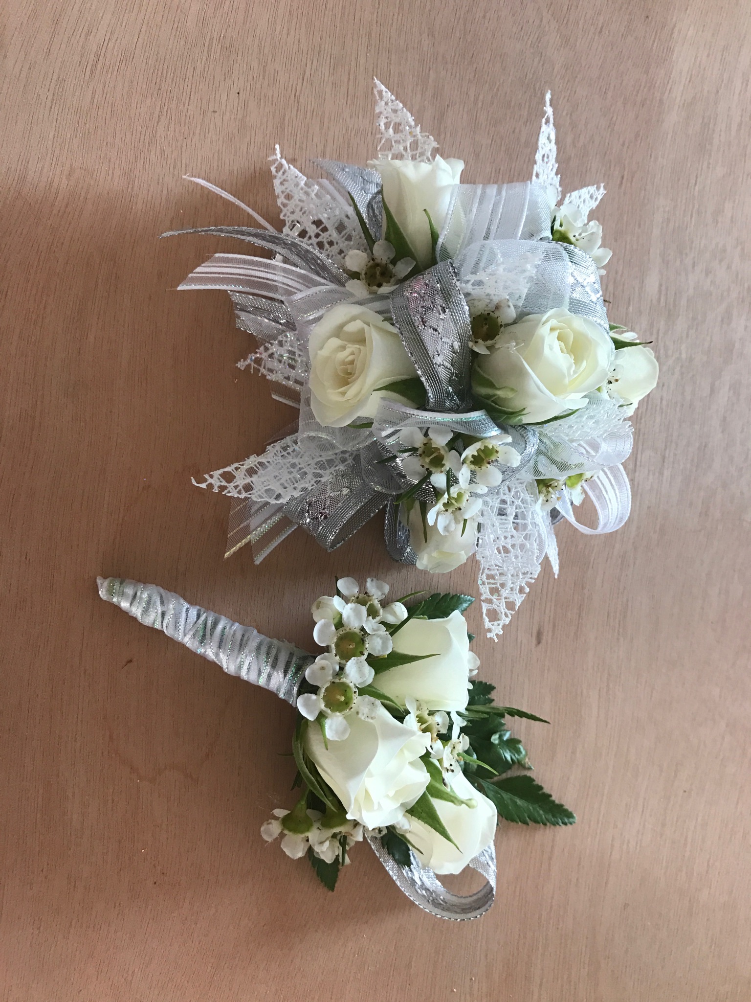 White and Silver Prom