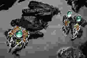 fine jewellery, aquamarine, diamonds and gold, imperial, Chinese