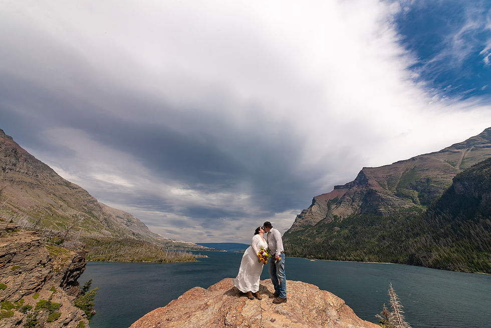 Elopement Sun Point Glacier National Park