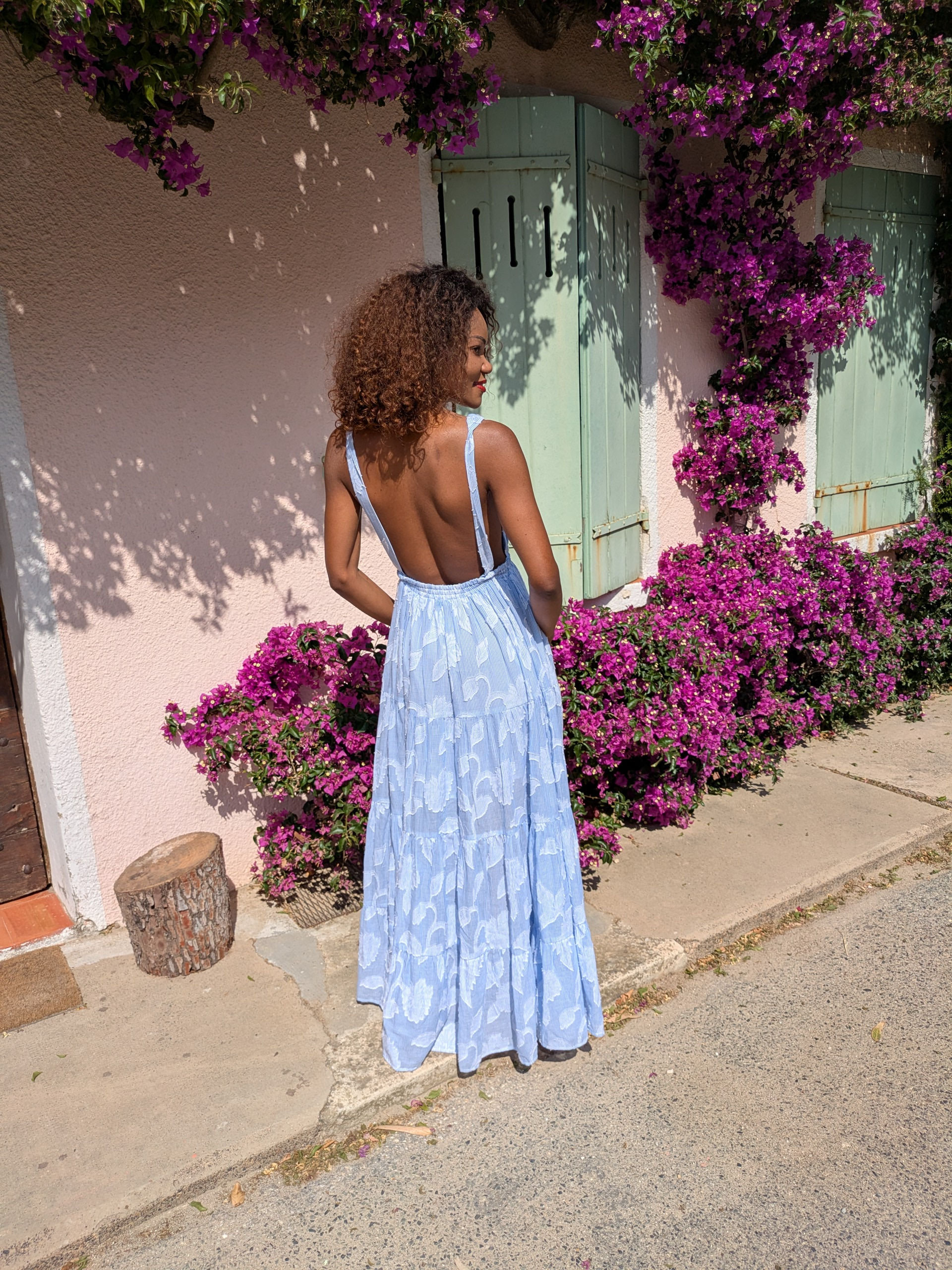 Robe dos nu bretelles