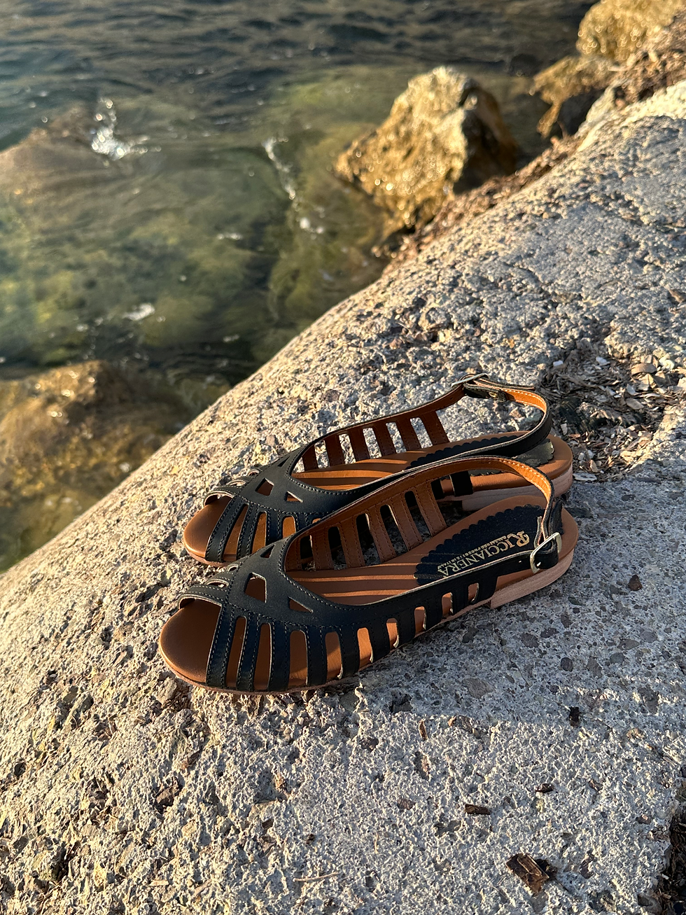 Miniature : Sandale en cuir
