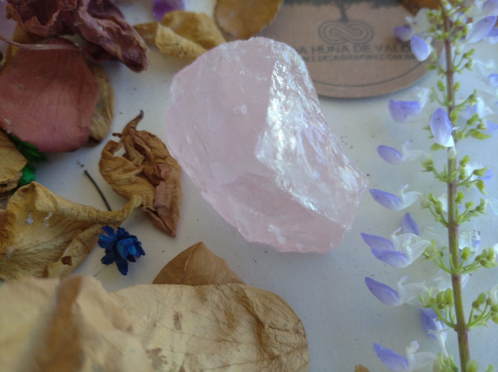 Pedra quartzo Rosa Bruto