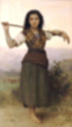 William Adolphe Bouguereau’s The Shepherdess