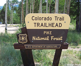Colorado Trail Trailhead Sign