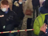 🎥 German Police Enforce Covid Social Distancing Measures with Rulers