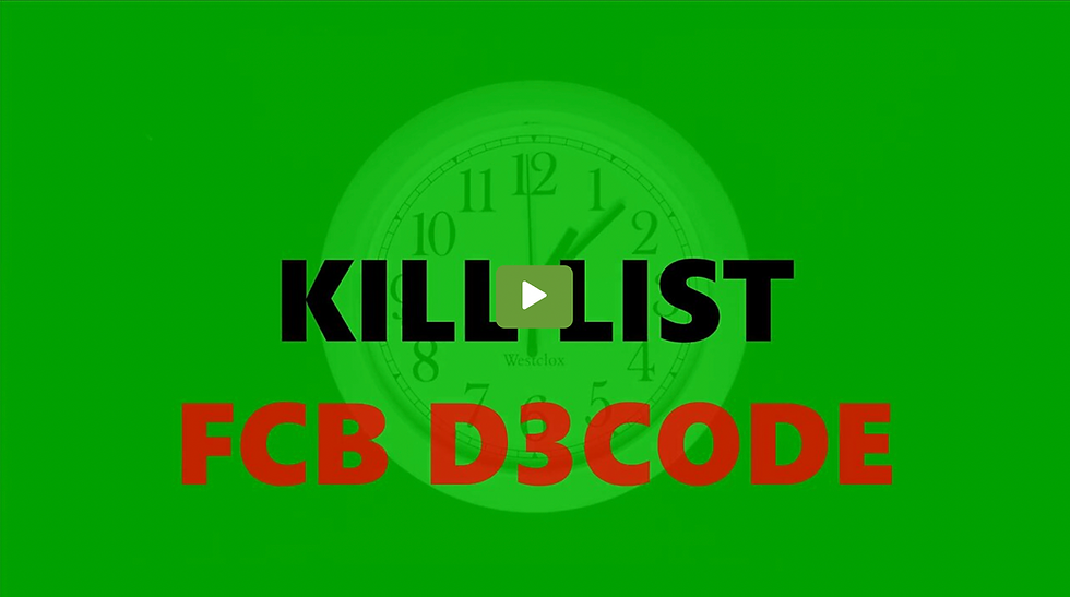 🟨 FCB D3CODE: The Internet Kill List