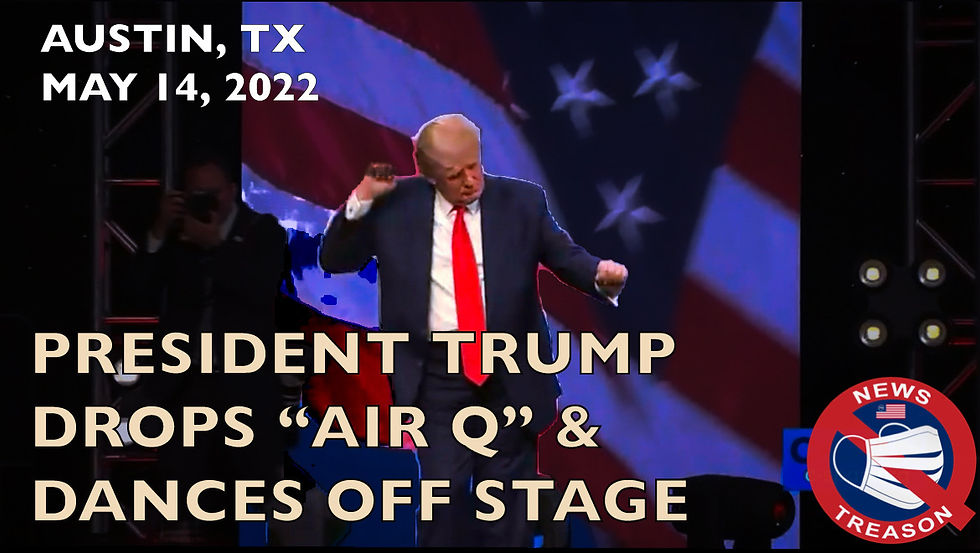 🎥 Trump Drops the "Air Q", Dances Stage Right: 5/14/22, American Freedom Tour, Austin TX
