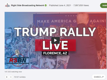 YouTube Suspends Right Side Broadcasting Network (RSBN) Ahead of Saturday's Trump Rally