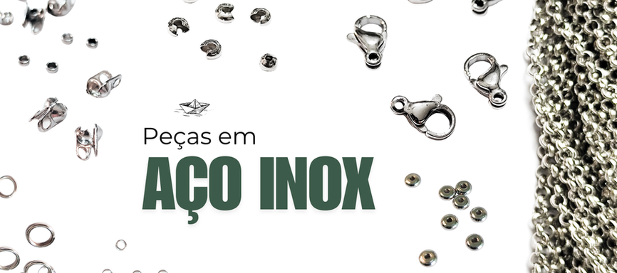 Aço inox para bijuterias e semijoias
