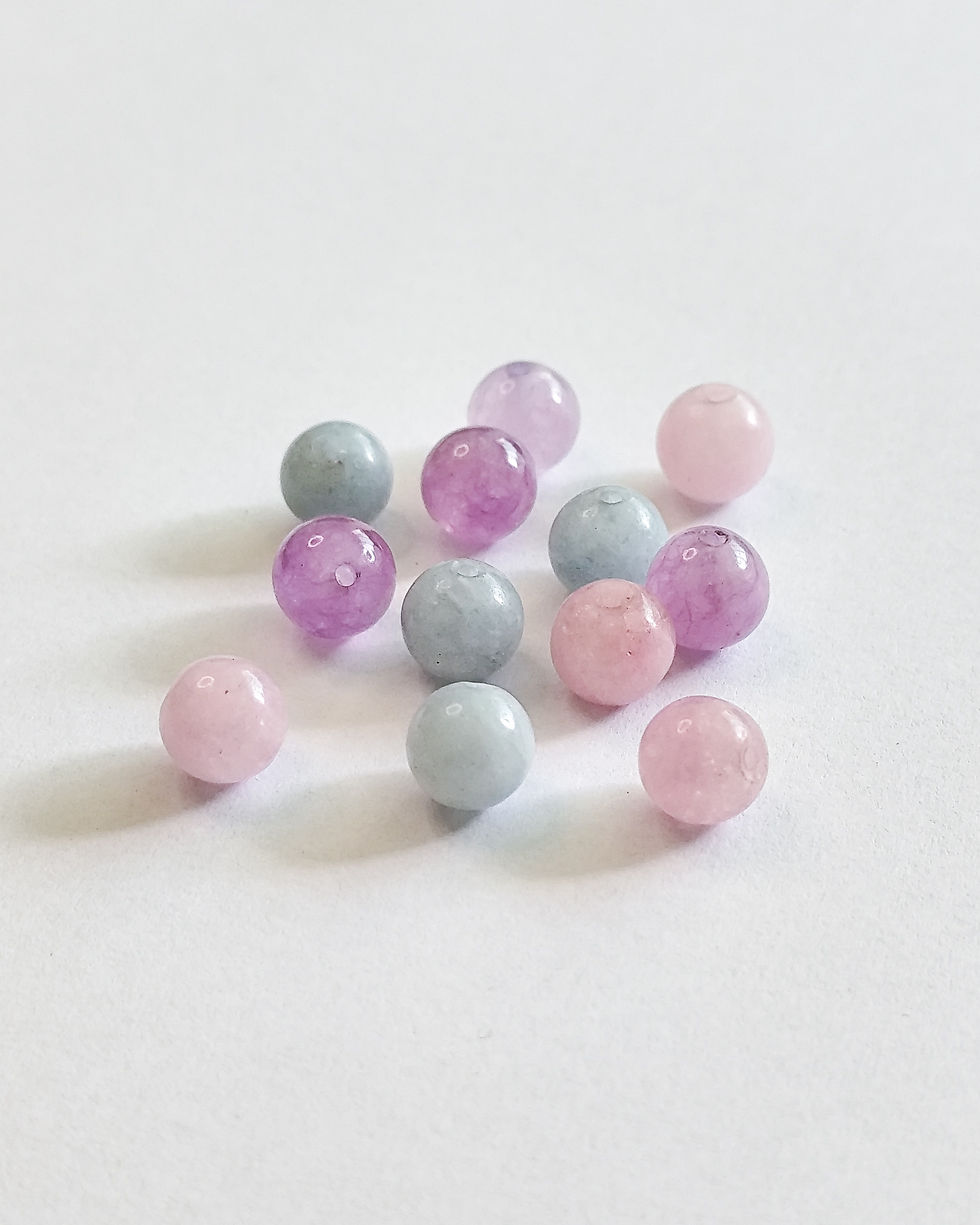 Jade Morganita 8mm pedras para bijuterias e semijoias