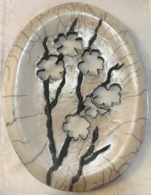 Sakura Raku Wall Hanging