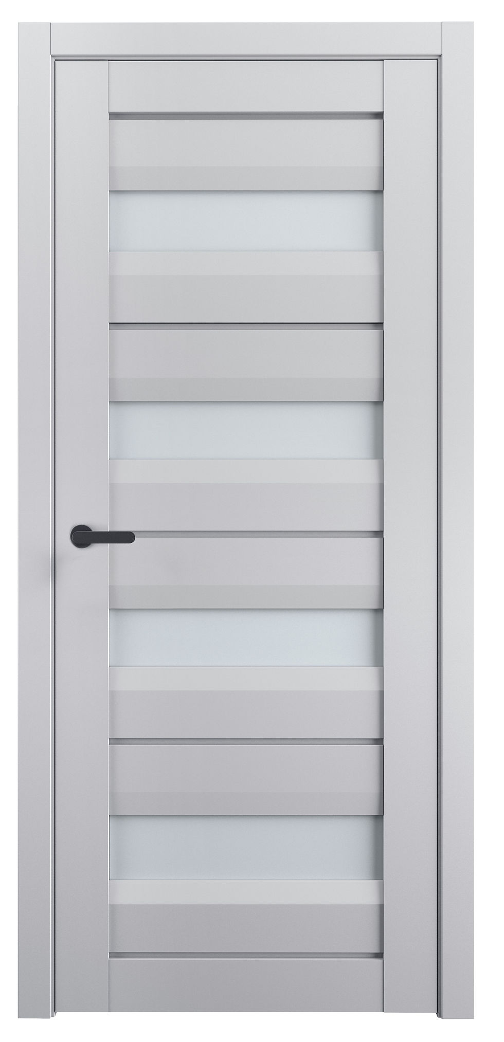 Двері модель 109 Сірий (засклена)