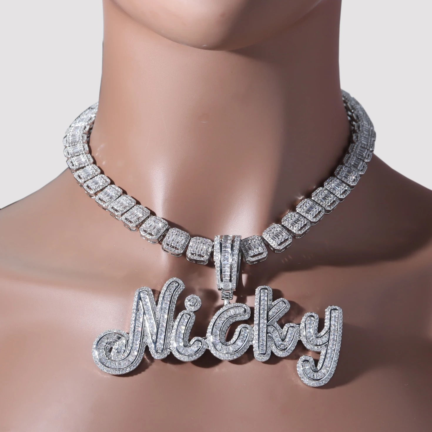Custom icy nameplates 