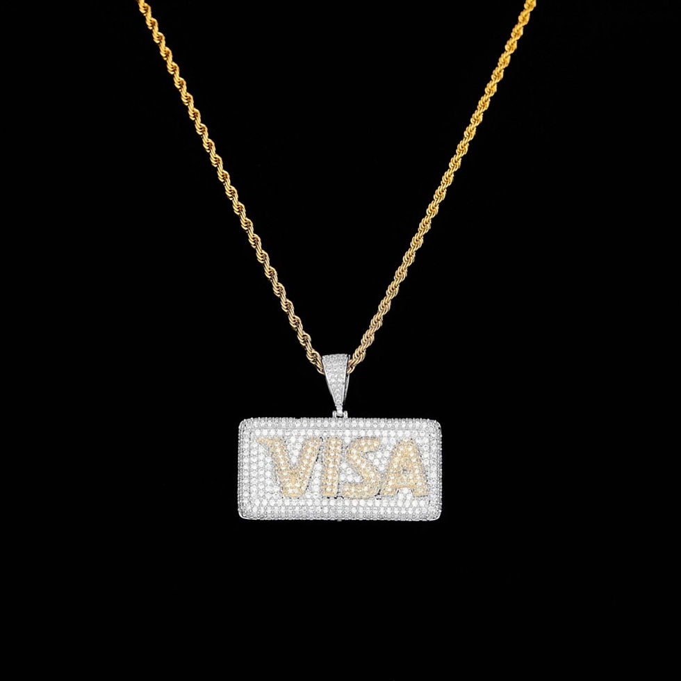 Thumbnail: 2022 New Arrival High-End Hiphop Jewelry Iced Shape Pendant Necklace for Men