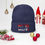 Thumbnail: Motor City Hip Hop Hut Embroidered Beanie (Red & Blue)
