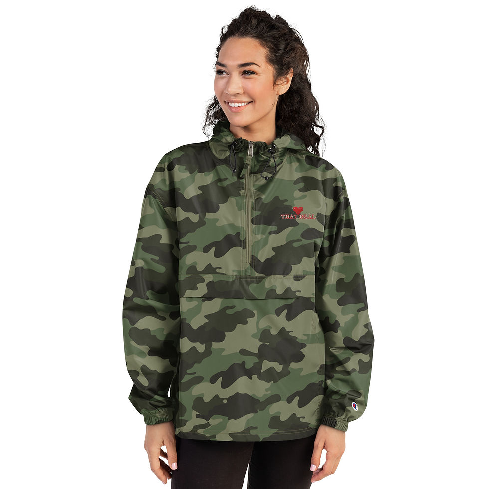 Thumbnail: That Deal Embroidered Packable Jacket