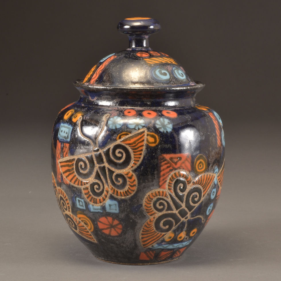 Midnight Butterfly Jar