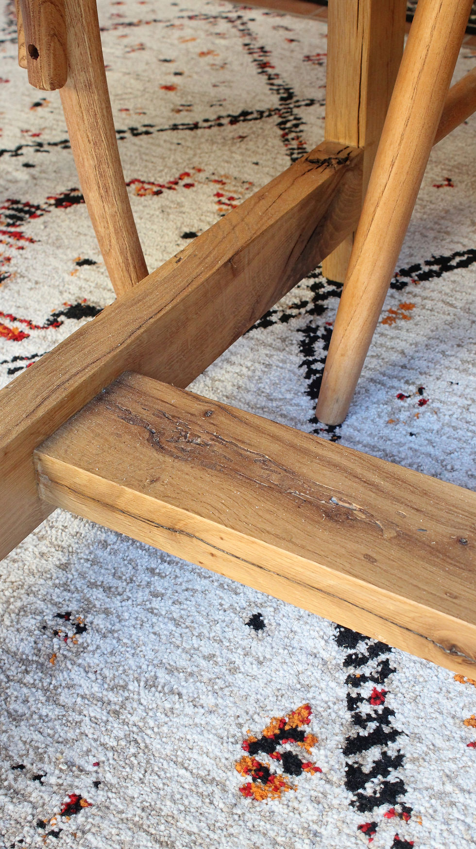 Miniatura: GRAN MESA DE ROBLE ANTIGUO RECUPERADO