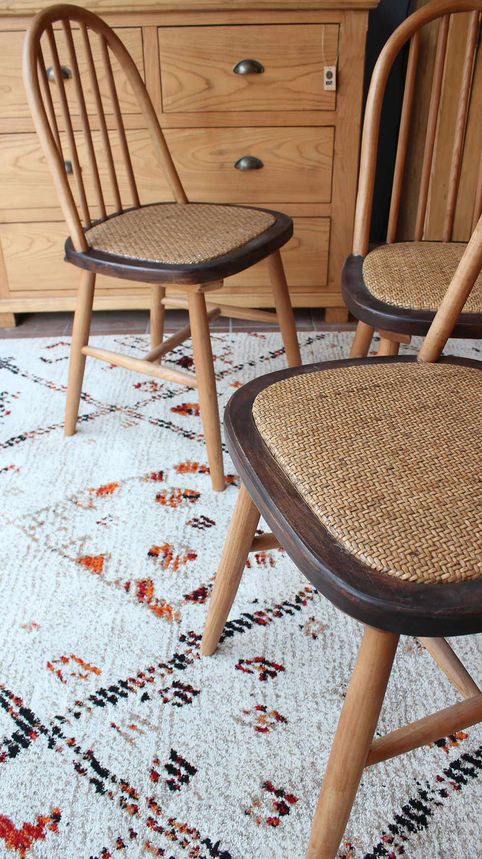 Miniatura: SILLA ESTILO WINDSOR DE OLMO