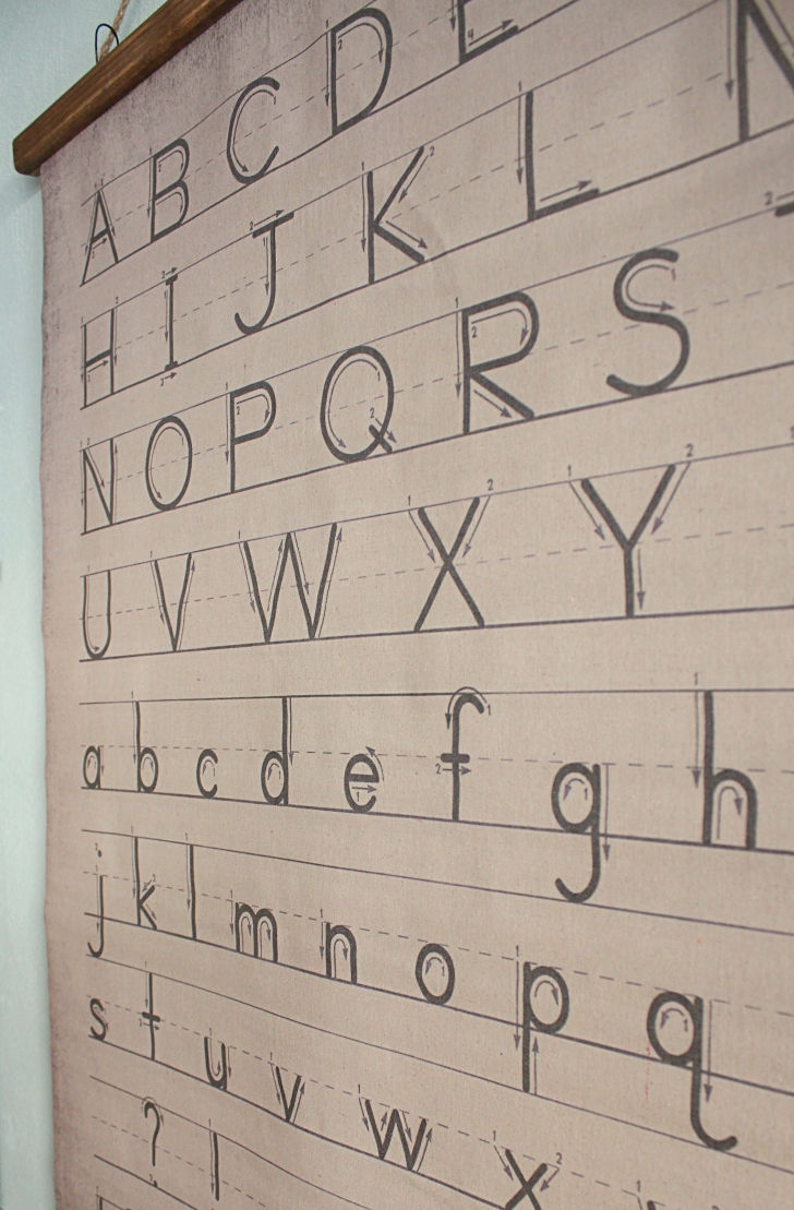 Miniatura: LIENZO "LETRAS Y NÚMEROS"